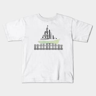 Summer 2 - BW Full Size Image Kids T-Shirt